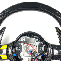 Volant sport en fibre de carbone Napa pour BMW M3 M5 F10 F15 F20 F22 F30 F32 F80 F90, affichage LED personnalisé de haute qualité