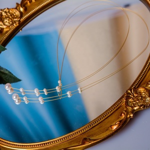 Dernier modèle <span class=keywords><strong>Collier</strong></span> <span class=keywords><strong>de</strong></span> perles d'eau douce <span class=keywords><strong>de</strong></span> style simple 3-8mm Bijoux à la mode - Product Image 2