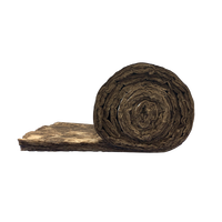 Laine de verre en rouleaux avec revêtement en feuille d'aluminium UET Eco Brown, norme américaine ASTM E96, contrôle de la condensation, R15, 3,5'', isolation de toiture