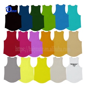 Débardeur pour hommes personnalisé Muscle Singlet Sublimation DTF sérigraphie <span class=keywords><strong>gilet</strong></span> de sport respirant tricoté ourlet incurvé conception vierge pour - Product Image 1