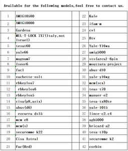 <span class=keywords><strong>Securemme</strong></span> K2 Haoshi Topolino Pro Decoder lucchetto plettro <span class=keywords><strong>Securemme</strong></span>-K2 Smart Key Decoder strumento Euro europea forniture per fabbro - Product Image 2