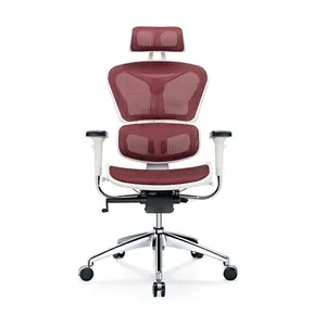 सबसे अच्छा बेच लक्जरी कार्यालय फर्नीचर ergonomic काम कुर्सियों आर्थोपेडिक लकड़ी गुलाबी कार्यालय की कुर्सी