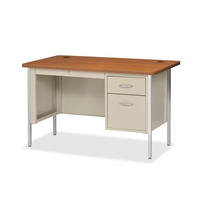 Bureau d'enseignant moderne pour école, bureau commercial, avec design modulaire, plateau en MDF et base en acier, à vendre