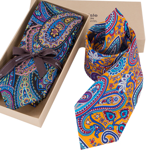 Hamocigia-<span class=keywords><strong>Corbata</strong></span> <span class=keywords><strong>de</strong></span> seda 100% orgánico hecha a mano para hombre, <span class=keywords><strong>corbata</strong></span> Floral <span class=keywords><strong>de</strong></span> Cachemira, <span class=keywords><strong>corbata</strong></span> <span class=keywords><strong>de</strong></span> <span class=keywords><strong>siete</strong></span> <span class=keywords><strong>pliegues</strong></span> - Product Image 4