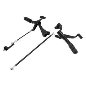 Pièces de moto, ensemble de leviers de repose-pieds pour moto, adapté à la modification du support de repose-pieds pour Harley Sportster Series - Product Image 4