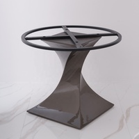 Jambe de Base de Table en fibre de verre Design moderne jambe de Table en métal en acier pour café salle à manger en plein air salon hôtel atelier Unique