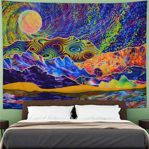 <span class=keywords><strong>Tapiz</strong></span> colgante <span class=keywords><strong>de</strong></span> <span class=keywords><strong>pared</strong></span> Trippy con paisaje psicodélico <span class=keywords><strong>para</strong></span> el hogar personalizado, <span class=keywords><strong>tapiz</strong></span> <span class=keywords><strong>de</strong></span> <span class=keywords><strong>pared</strong></span> impreso con fondo <span class=keywords><strong>de</strong></span> impresión Digital alta - Product Image 4