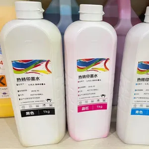 Sublimation Ink Stock Lot High Transfer Rate Sublimation Heat Transfer Digital Printing Ink Coating Liquid For Cotton Fabric