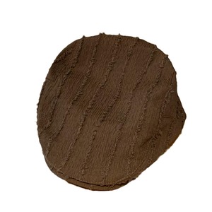 Béret rayé de couleur unie rétro japonais pour femmes, casquette de style artistique amincissante en toile pour le printemps et l'été - Product Image 5