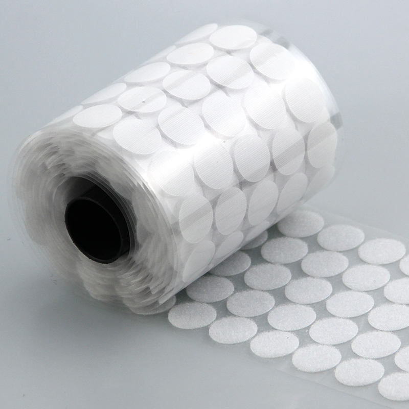 White Hook + Loop 12mm 1500pairs/pack