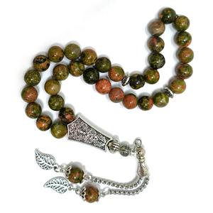 Cuentas de Oración Musulmanas, 8 mm, 33 Cuentas, 45 Piezas, Pulsera Musulmana de Ojo de Tigre, Imam Zaman, Kaba Misbaha Tasbih. - Product Image 4