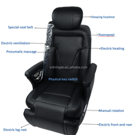 Furgoneta de Lujo con Función de Masaje y Calefacción, Asiento Elevador Vertical VIP, Personalizable, para Toyota Alphard, Asiento Eléctrico