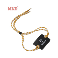NFC acrylique Tag Bracelet personnalisé RFID corde tissé Bracelet pour hôtels de villégiature