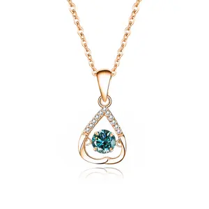 Trendy Charm kolye takı kalp kolye kadınlar için 925 ayar gümüş zincir kolye moda hediye