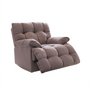 Sans Luxury White <b>Adjustable</b> <b>Footrest</b> Ergonomic Lounge 180 Degree Reclining Chair Power Recliner - Product Image 1