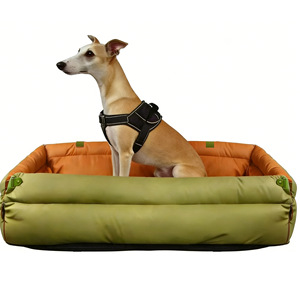 <span class=keywords><strong>Hamac</strong></span> de voiture pour chien de grande race avec housse amovible et lavable, universel 4 saisons, lit pour animal de compagnie pour siège arrière de SUV, nid portable pour chien - Product Image 6