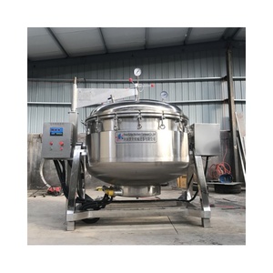 Autocuiseur à vapeur industriel en acier inoxydable de 50L à 1000L pour la viande - Product Image 1