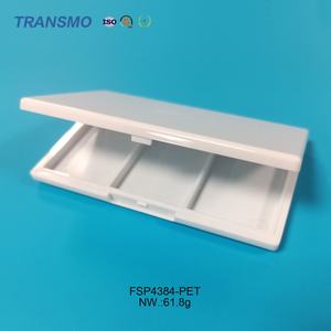 Boîte vide pour fard à joues avec pinceau, boîte vide pour fard à joues transparente, étui pour palette de fards à paupières, palette de fards à paupières - Product Image 6