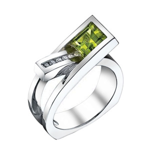Anello creativo da donna con design scintillante intarsiato, gioielli alla moda in stile street style - Product Image 1
