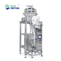 Machine d'emballage verticale Elemotion multi-fonctions PLC pour boissons, aliments, emballages plastiques, sacs en papier, sachets et liquides