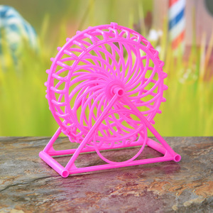 Support de roue de course en plastique entièrement fermé pour Hamster Roue de sport interactive pour animaux de compagnie sur le jouet Tunnel Runner - Product Image 3