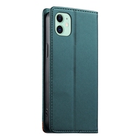 Étui portefeuille magnétique bicolore en cuir pour iPhone 13 Pro Max 12 Mini 11 X XS Max 8 7 6 Plus avec support et protection RFID