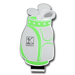Porte-clips à visière en alliage de zinc avec logo personnalisé, clips magnétiques pour marqueur de balle de golf - Product Image 1
