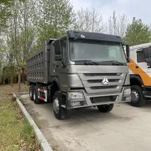 Sử dụng chất lượng tốt HOWO 25 tấn xe tải đổ 371HP xe tải nặng 6x4 euro2 10 bánh xe tipper xe tải để bán