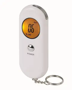 Xách Tay Màn Hình LCD Hiển Thị Kỹ Thuật Số Breath Rượu Tester Với Keychain