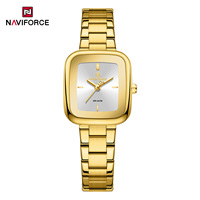 NAVIFORCE 5075 Montre minimaliste unique avec logo personnalisé, bracelet en acier inoxydable, fabricant de montres de haute qualité