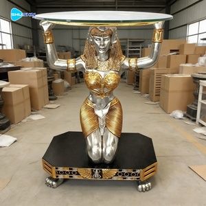Table basse en bronze coulé de luxe, thème marin océanique, table d'appoint sculpturale, marque ShuShin, pour décoration intérieure et <span class=keywords><strong>extérieure</strong></span> haut de gamme - Product Image 5