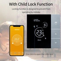 Termostatos Programables RKHK para Calefacción de Habitaciones con Control por Voz para Uso Residencial, Panel de Control Inteligente para el Hogar, Termostato WiFi