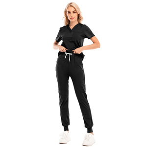 Factory Outlet Unisex Medical Uniforms Woven Fabric Moisture Absorption Doctor &amp; Nurse <strong>Scrubs</strong> Set Comfortable Hospital <strong>Apparel</strong> - Product Image 4