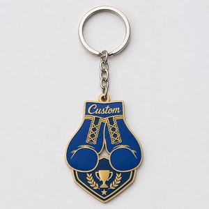 Porte-clés personnalisés en gros en forme de gants de sport, modèle gant de combat, design souvenir pour fans de boxe - Product Image 3