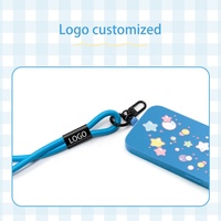Cordon de téléphone réglable 2-en-1 avec sangle bandoulière et câble de charge USB-C vers C, logo personnalisé, cadeau d'entreprise, vente en gros