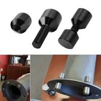 Goupille d'alignement de bride de trou de la construction légère en aluminium 2 de deux trous avec la finition anodisée de noir d'oxyde