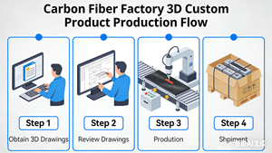 Pièces de moto en fibre de carbone 3K fabriquées sur mesure par SHENYU CUSTOM Factory pour le bouchon de réservoir de carburant - Product Image 2