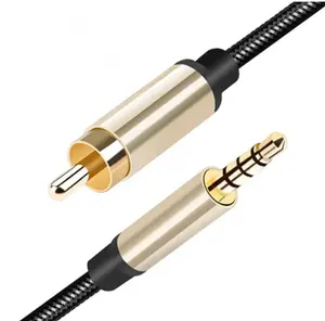 High Quality Digital 3.5mm Jack to RCA Stereo SPDIF Coaxial Audio Connector Cable for Xiao-mi 1/2 TCL Toshiba TV Soundbar