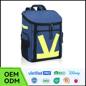 Mochila Organizadora <span class=keywords><strong>de</strong></span> Herramientas para <span class=keywords><strong>Electricista</strong></span> <span class=keywords><strong>de</strong></span> Uso Pesado OEM, con Múltiples Compartimentos y Cierre <span class=keywords><strong>de</strong></span> Cremallera, para Construcción y Carpintería - Product Image 1