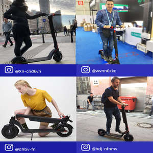 Fabricant en gros X8 Trottinette électrique pliable EScooter Kick Foot 10 pouces tout-terrain Entrepôt européen Pologne E-scooter - Product Image 6