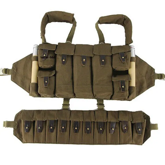 Oem Chicom Type 56 81 Noir Ak Molle Mk3 Chasse Nylon Sac à bandoulière en cuir de Russie Gilets tactiques personnalisés pour hommes Chest Rig