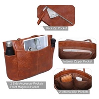 Sac fourre-tout d'épaule de voyage vintage en PU pour femme, résistant à l'eau, toutes saisons, avec fermeture éclair, vente en gros premium