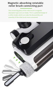 مكنسة كهربائية ذكية متعددة الوظائف أربعة في واحد للاستخدام المنزلي، تنظيف رطب/جاف/بالماء/غسيل، لاسلكية مع مساعد صوتي - Product Image 6