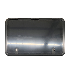 Puerta de Almacenamiento <span class=keywords><strong>para</strong></span> RV Totalmente Negra de Fábrica de Piezas <span class=keywords><strong>para</strong></span> RV, Escotillas de Carga con Cierre de Aleación de Aluminio <span class=keywords><strong>para</strong></span> Remolque de Camión 800x600MM - Product Image 1