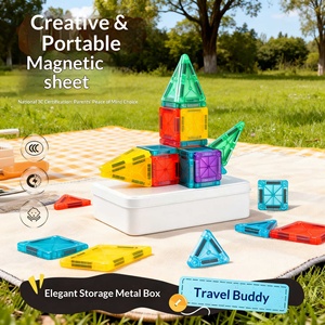 Children's Supplement Pack Loose Pieces Portable Cross-border Educational Toys <b>Iron</b> Box Pack Mini Color Window Pieces - Product Image 3