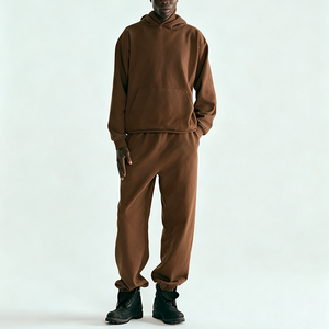 Sudadera de algodón pesado suelta personalizada, jersey con hombros caídos estilo callejero sudadera unisex fabricante de alta calidad - Product Image 3