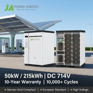 Gabinete <span class=keywords><strong>PCS</strong></span> JApower de 50kW 215kWh para Almacenamiento de Baterías Solares Comerciales C&I y Respaldo para Pequeñas Fábricas con Sistema de Autouso de Energía Fotovoltaica - Product Image 1