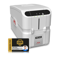 Imprimante de Cartes d'Identité PVC Double Face Mc110 Stylée et Avant-Gardiste, Mini Automatique, Résolution 300dpi, Ethernet, pour Usage Professionnel
