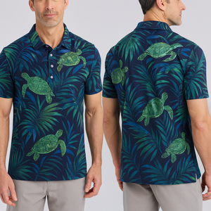 Échantillon gratuit, impression de logo personnalisée, manches courtes, respirant, tricoté, golf pour chemises, spandex/polyester, décontracté, personnalisé, pour hommes - Product Image 1