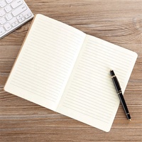 Meilleure qualité pas cher professionnel papeterie bureau école personnalisé A5 B5 couture reliure carnet de notes avec couverture Kraft dur